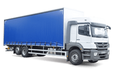 Car Hire Canary Wharf - 26 Tonne Curtain Side Truck - Truck hire Canary wharf