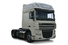 Car Hire Canary Wharf - 44 Tonne Sleeper Truck - Truck hire Canary wharf