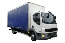 Car Hire Canary Wharf - 7.5 Tonne Curtain Side Truck - Truck hire Canary wharf