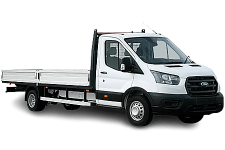 Car Hire Canary Wharf - Ford Transit Dropside Van - Van hire Canary wharf